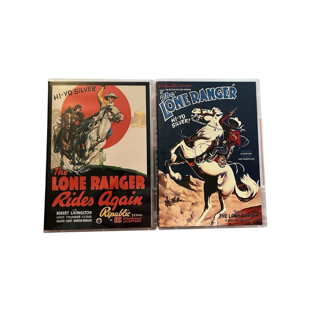 The Lone Ranger DVD Western Lee Powell Retro Flix RARE Lone Ranger Rides Again